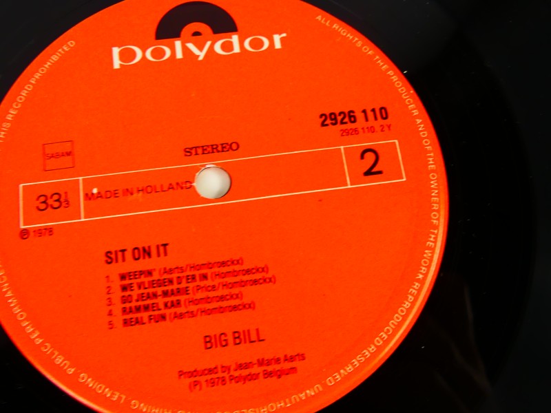 Big Bill & Band - Sit On It vinyl