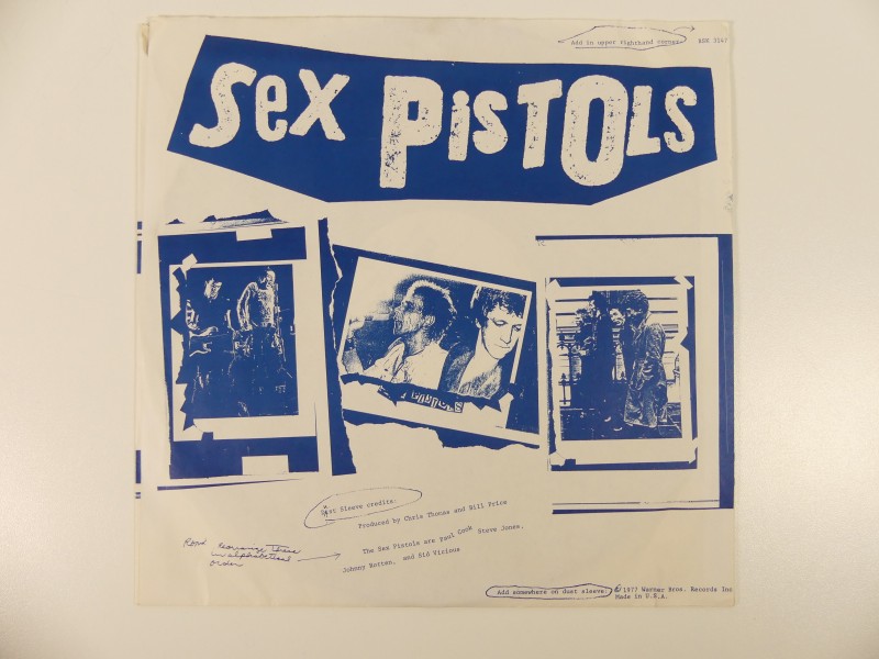 LP 'Winchester Pressing' - Sex Pistols – Never Mind The Bollocks Here's The Sex Pistols