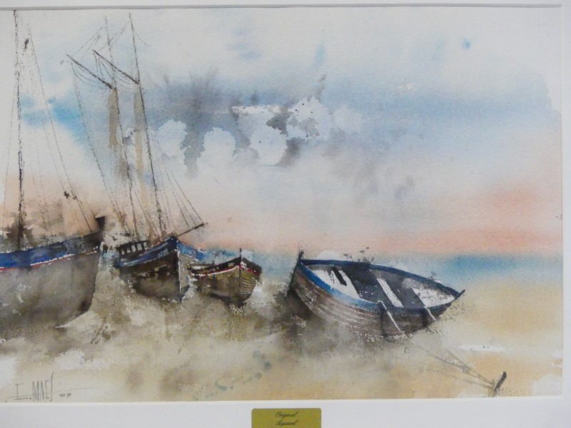 Aquarel Marine Etienne Maes