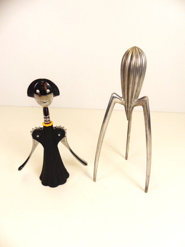 2 Alessi - Juicy Salif Citruspers en kurkentrekker