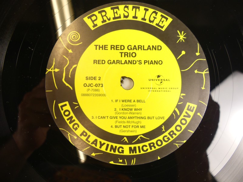 LP - Red Garland With Paul Chambers And Art Taylor – Red Garland's Piano (JAZZ)