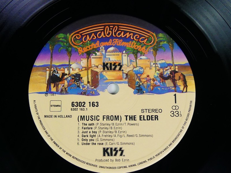 Music From The Elder - Kiss vinyl