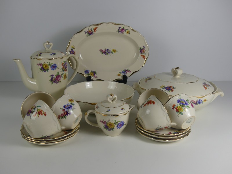 Vintage servies Boch La Louviere in België