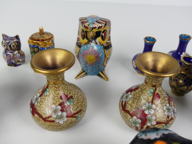 Cloisonné werk - kleinoden