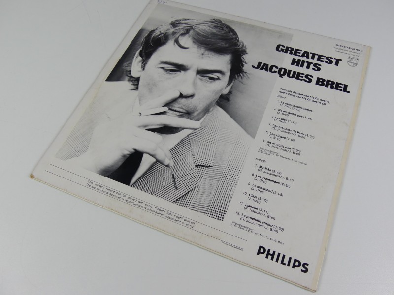 Franstalige Chanson: Brel & Gainsbourg LP's