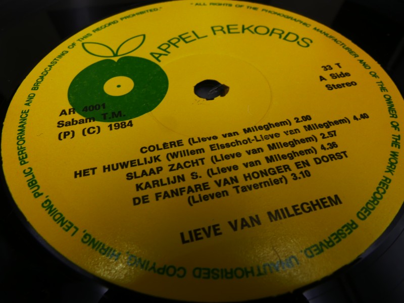 Lieve Van Mileghem -Colere is een feest LP