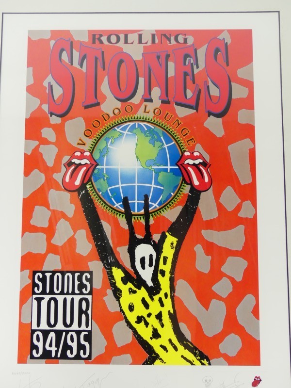 Rolling Stones Litho poster