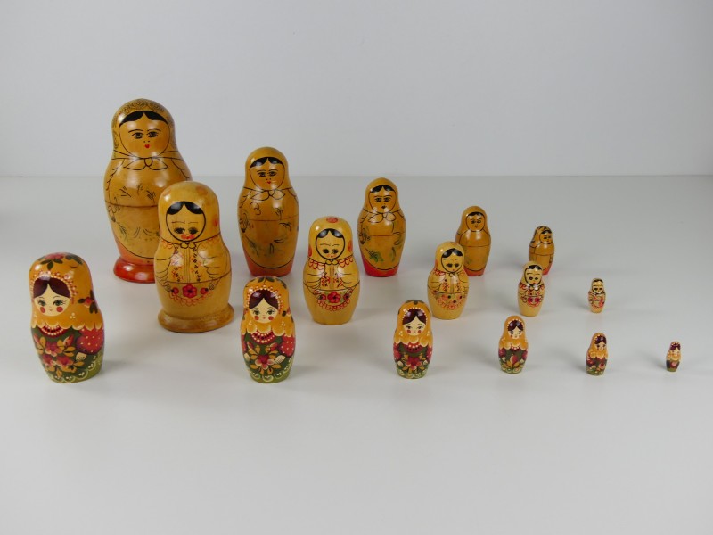 Vintage Lot Matroesjka's - 12 stuks