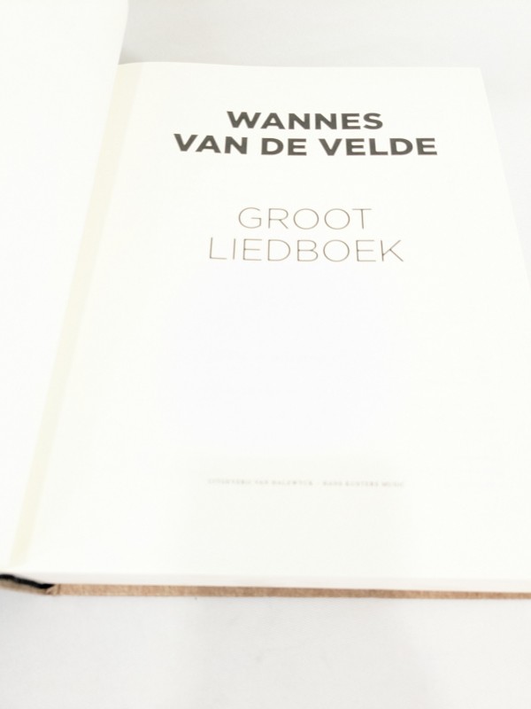 Groot liedboek - Wannes Van De Velde