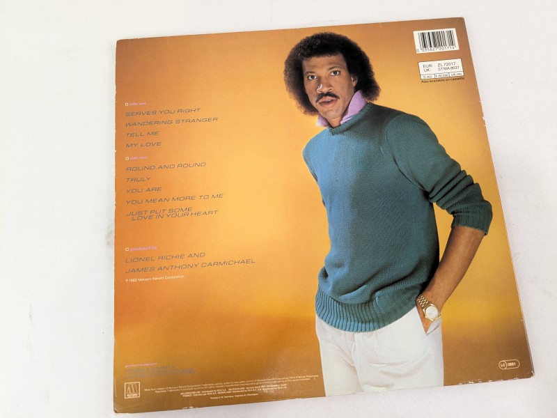 Lionel Richie – Lionel Richie, vinyl, LP, album, klapfold [1982]