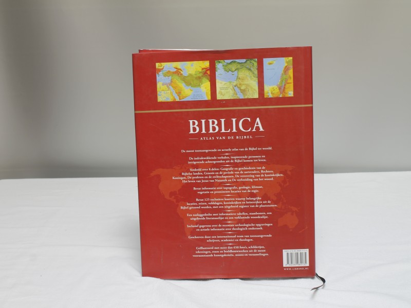 Boek "Biblica- atlas van de bijbel. (Art. 985)