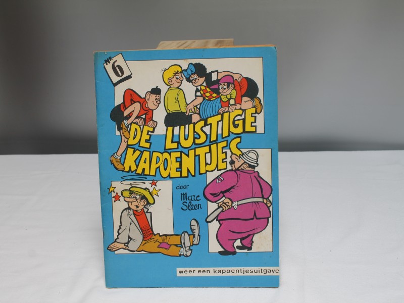 Lot van 6 vintage strips "De Lustige Kapoentjes" door Marc Sleen (Art. nr. 988)