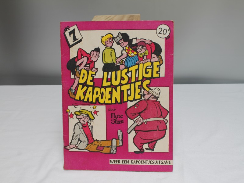 Lot van 6 vintage strips "De Lustige Kapoentjes" door Marc Sleen (Art. nr. 988)