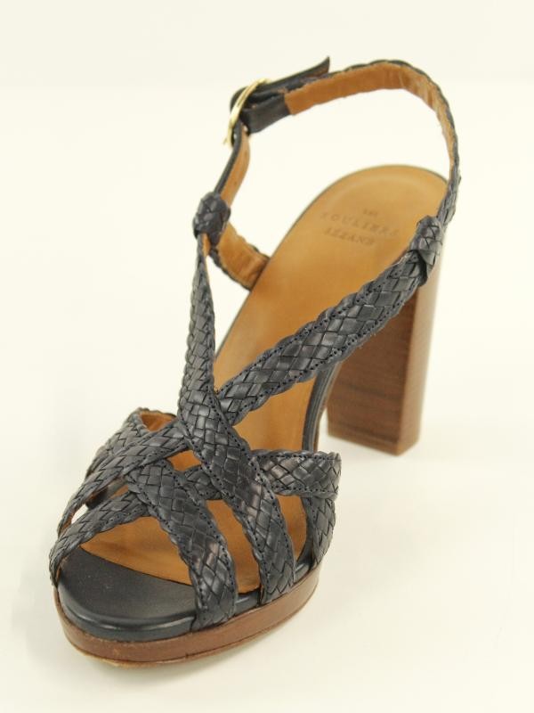 Elegante sandalen met hak, gemerkt Souliers Sézanne