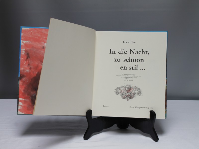 Genummerd boek "In die nacht, zo schoon en stil" door Ernest Claes (Art. 973)