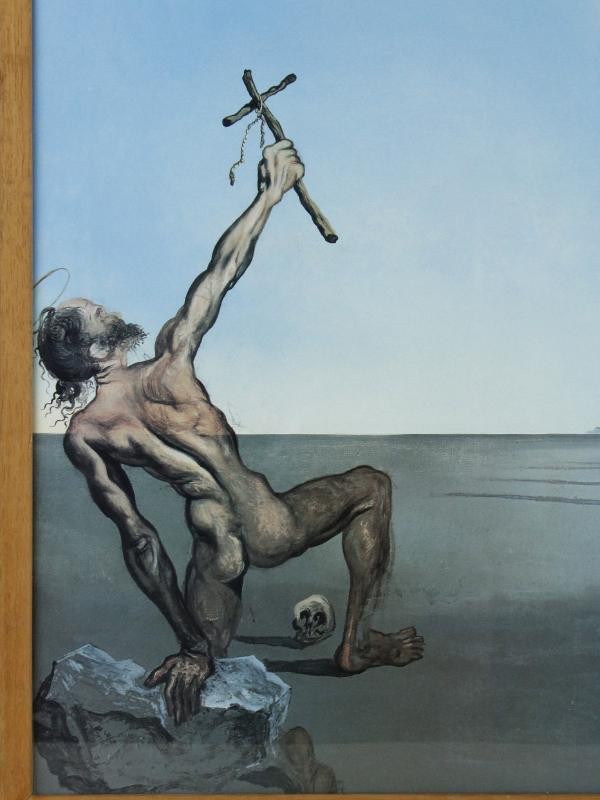 Grote poster 'Verzoeking van de heilige Antonius' naar Salvador Dalí (1904-1989)