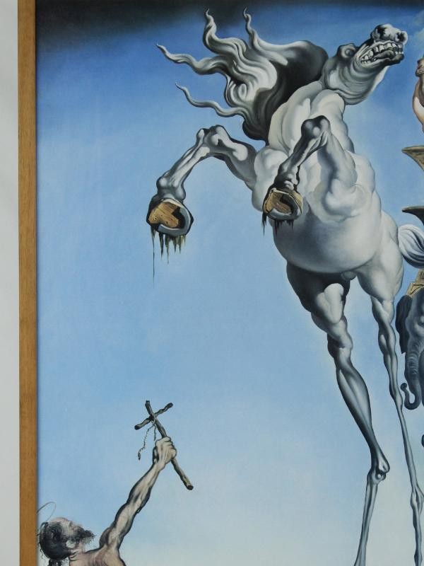 Grote poster 'Verzoeking van de heilige Antonius' naar Salvador Dalí (1904-1989)