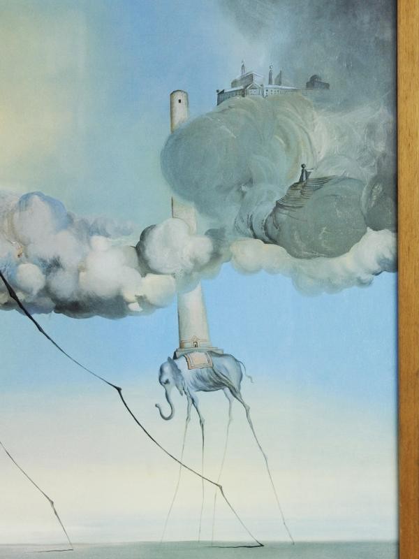 Grote poster 'Verzoeking van de heilige Antonius' naar Salvador Dalí (1904-1989)