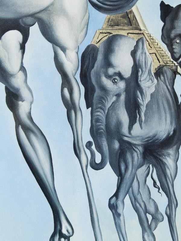 Grote poster 'Verzoeking van de heilige Antonius' naar Salvador Dalí (1904-1989)