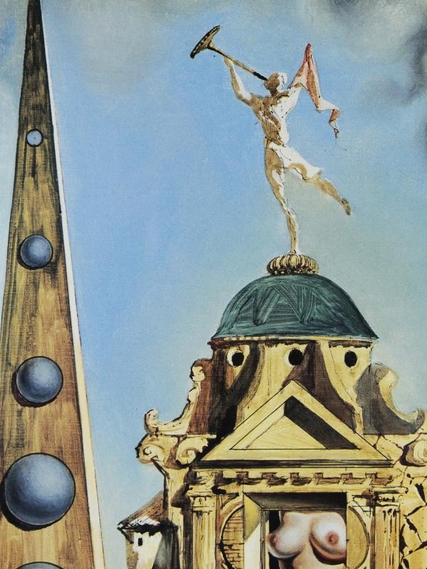 Grote poster 'Verzoeking van de heilige Antonius' naar Salvador Dalí (1904-1989)