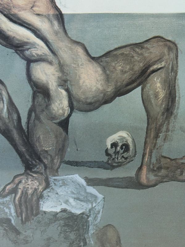 Grote poster 'Verzoeking van de heilige Antonius' naar Salvador Dalí (1904-1989)