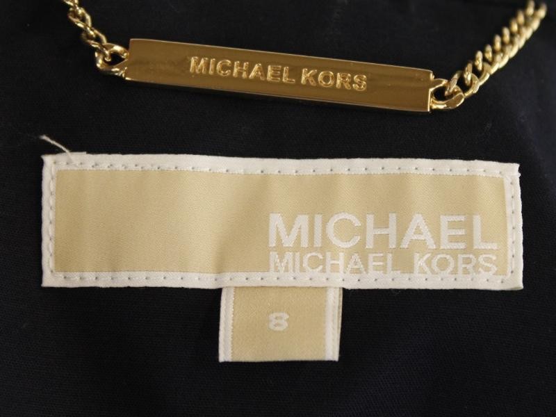 Korte katoenen vest marineblauw, gemerkt Michael Kors