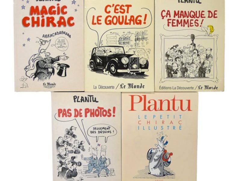 Gesigneerde cartoonboeken (1) van PLANTU