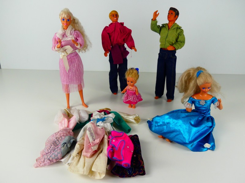 Vintage Mattel Barbie poppen