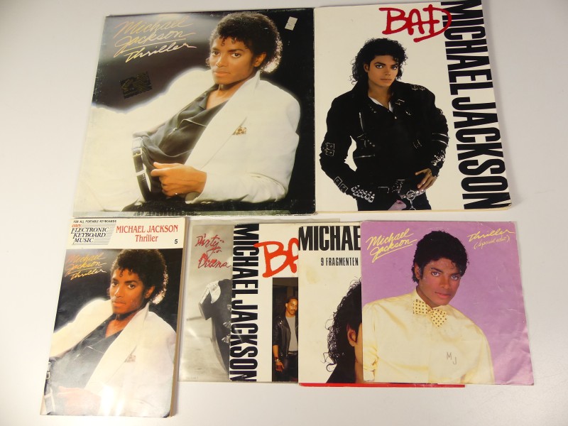 Lot Michael Jackson Bad + Thriller