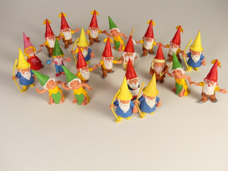 Vintage Kabouterfiguren van David de Kabouter.