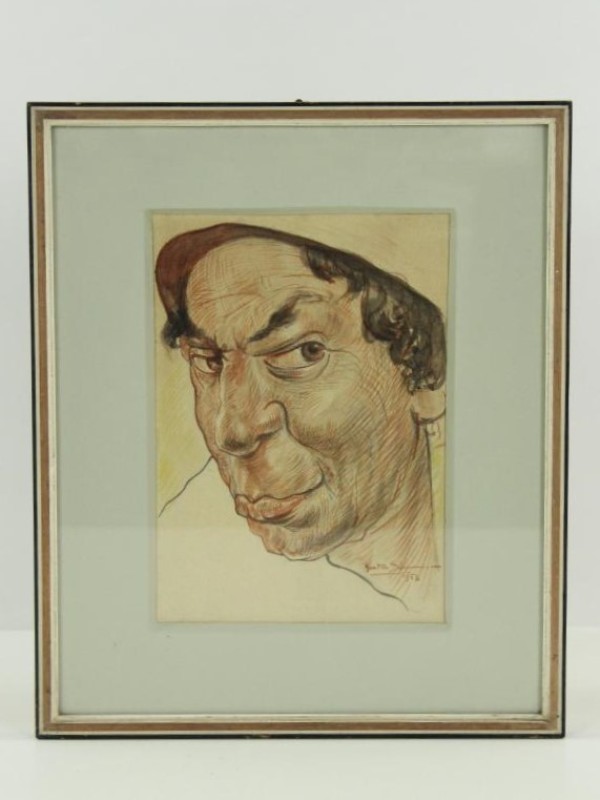 2 karikaturen Gaston Schuermans (1891-1962)