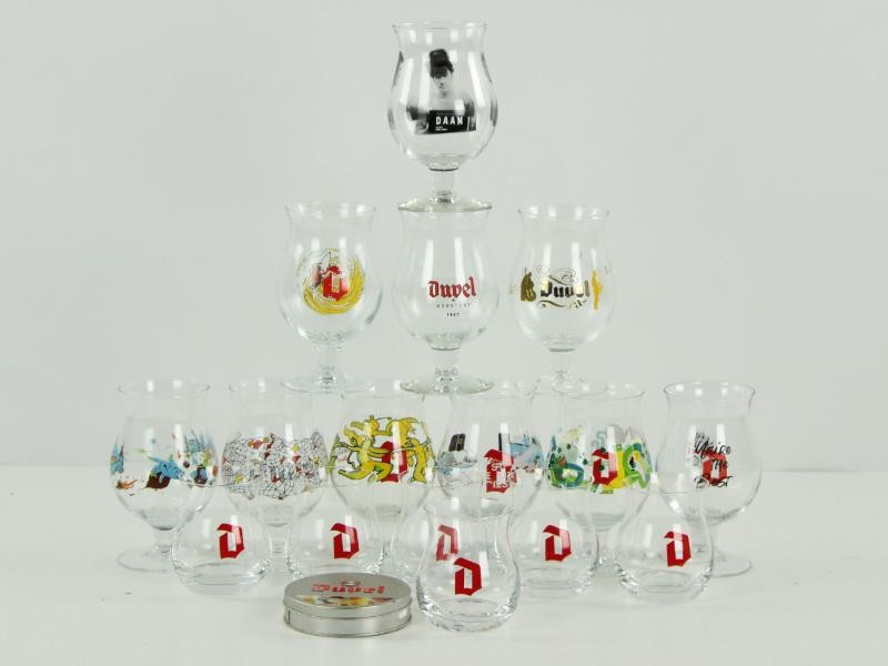 Collectie Duvel glazen + onderzetters