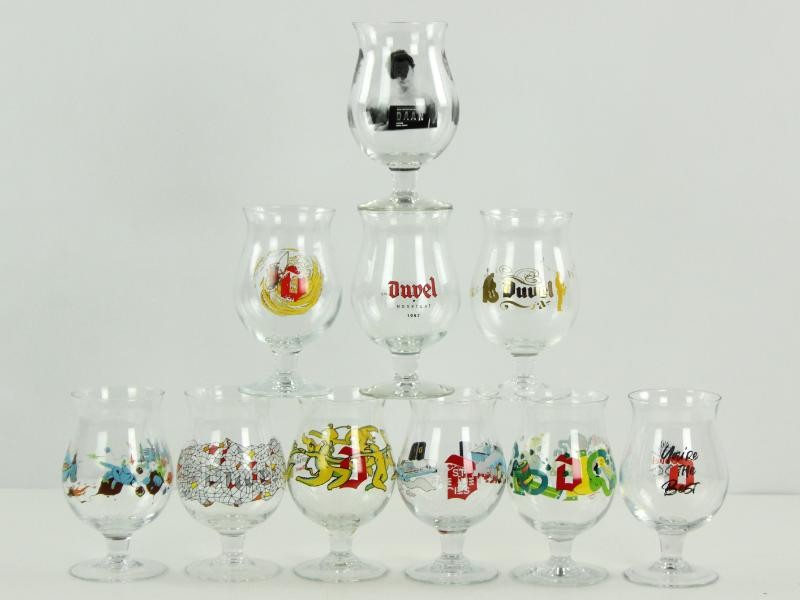 Collectie Duvel glazen + onderzetters