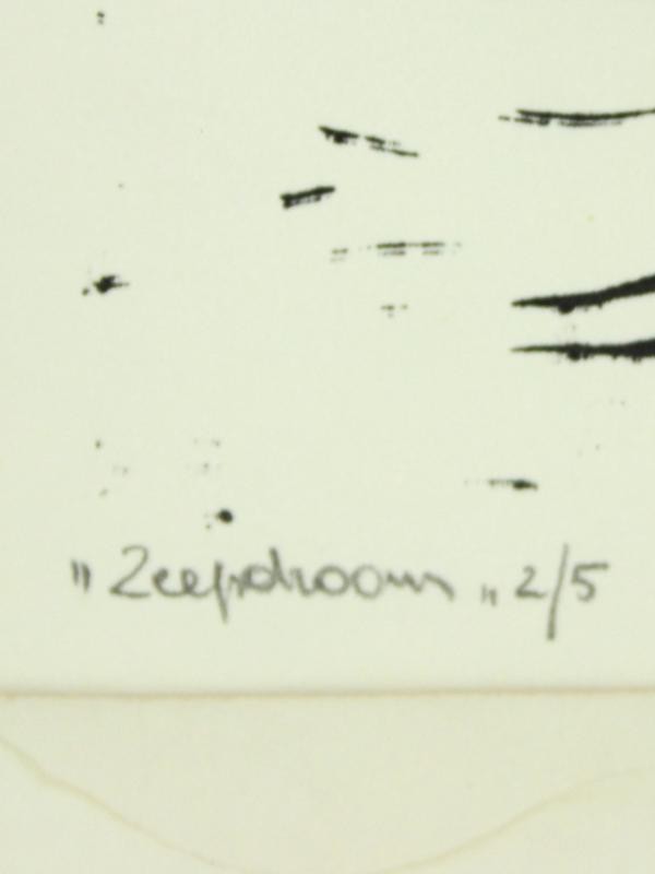 Linosnede 'Zeepdroom' (2/5) - Bernadette Vereecke (°1951)