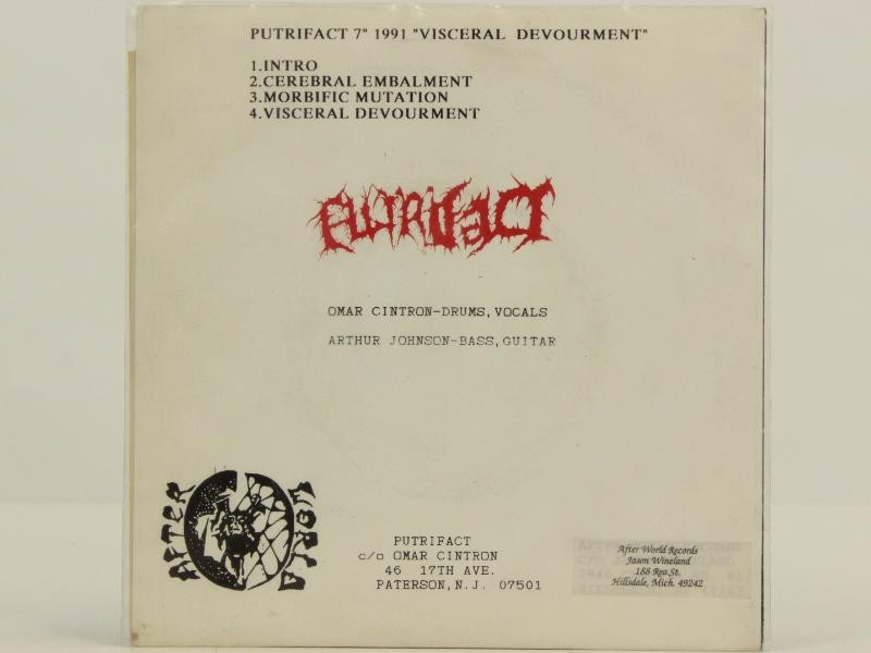 Putrifact 7" 1991 "Visceral Devourment