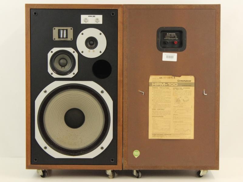 Pioneer HPM-100 4-weg, 4-speaker basreflexsysteem