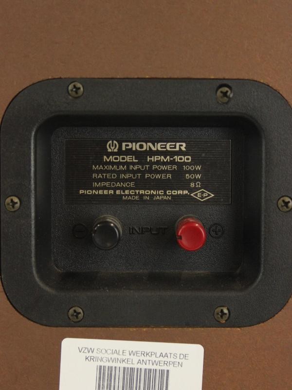 Pioneer HPM-100 4-weg, 4-speaker basreflexsysteem