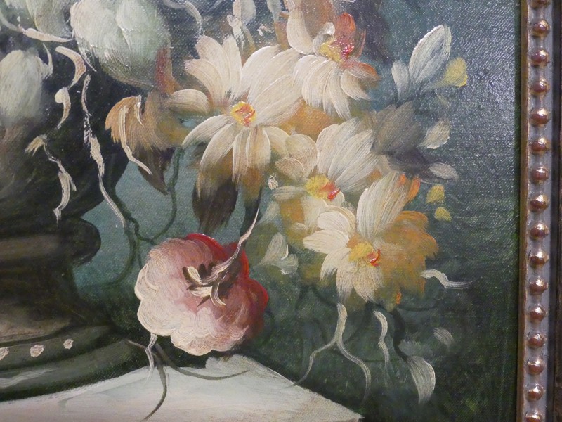 Olieverfschilderij stilleven bloemen