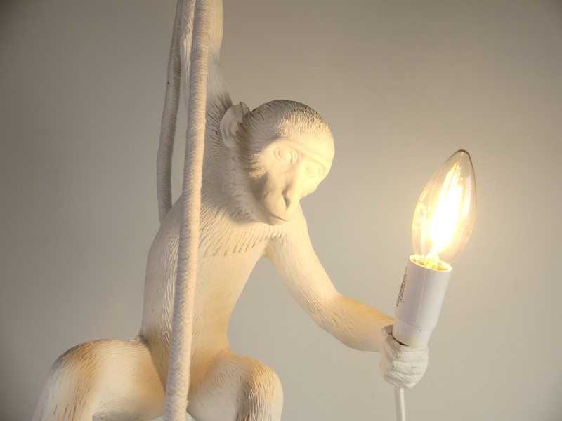 Seletti Monkey Hanglamp WIT