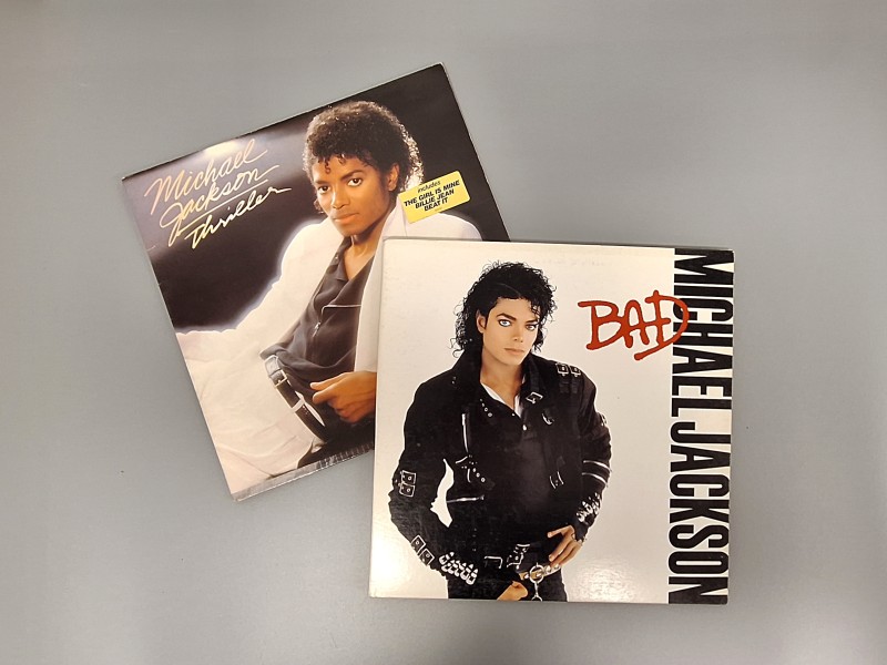 2 Lp’s van Michael Jackson