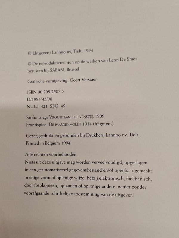 Boek: Leon De Smet