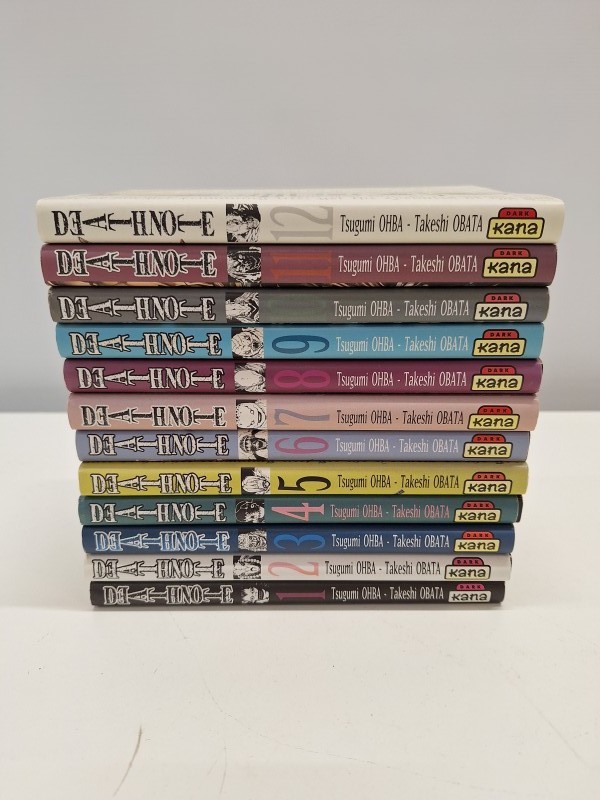 Volledige set van 12 Manga strips: Deathnote