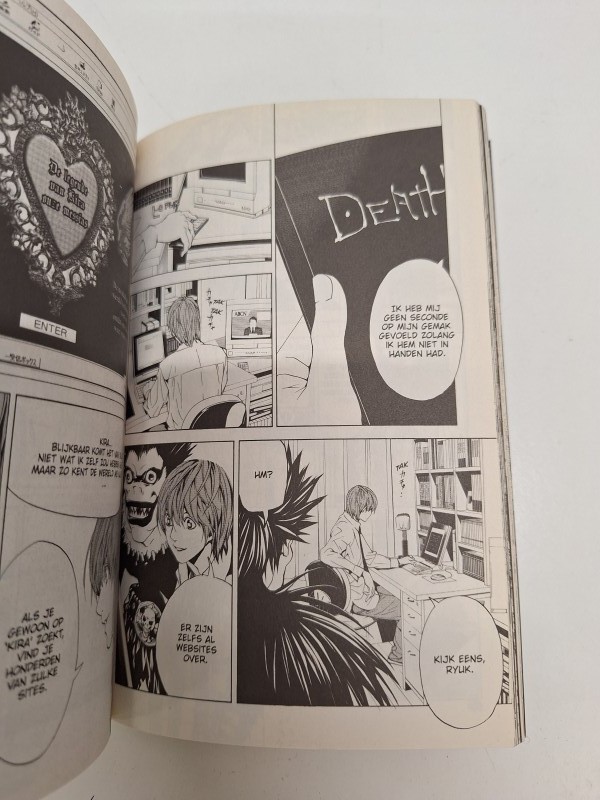 Volledige set van 12 Manga strips: Deathnote