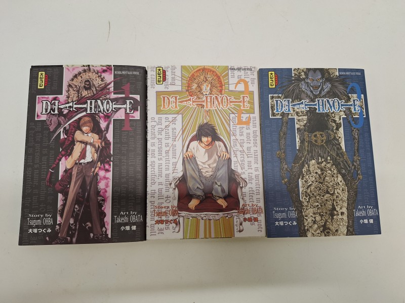 Volledige set van 12 Manga strips: Deathnote