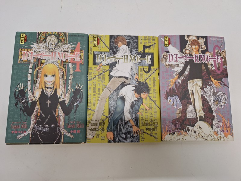 Volledige set van 12 Manga strips: Deathnote