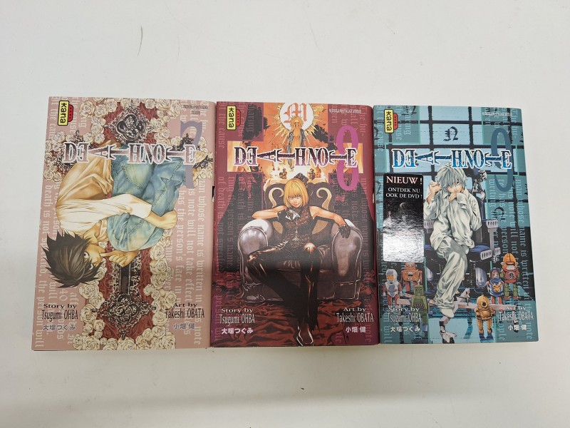 Volledige set van 12 Manga strips: Deathnote