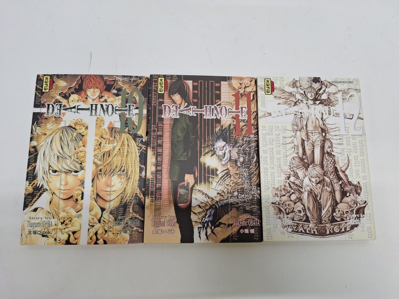 Volledige set van 12 Manga strips: Deathnote