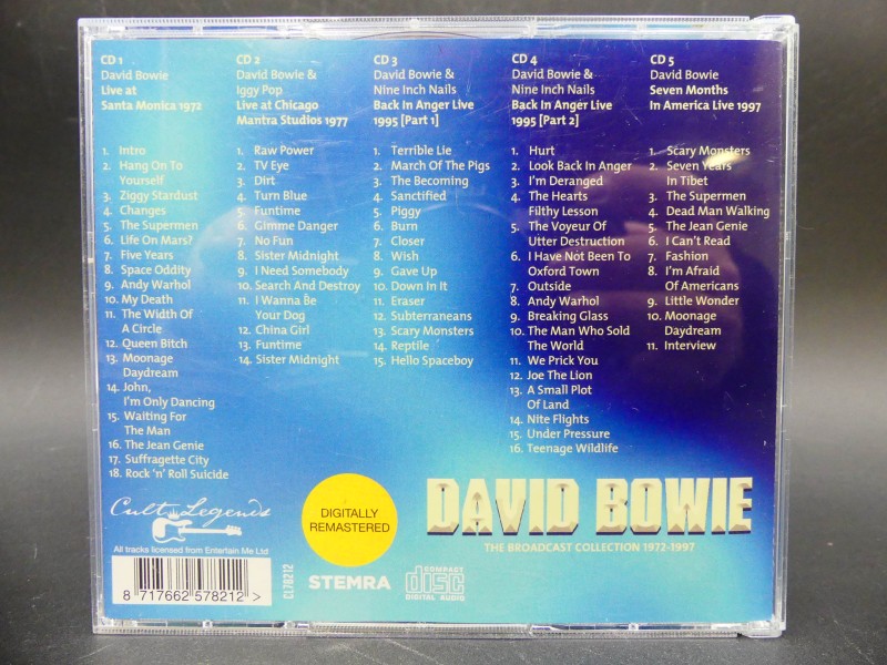 David Bowie 7 Disc lot