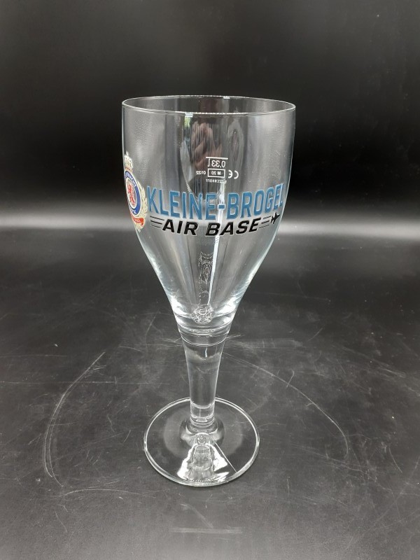 Kleine-Brogel Air base bierglas