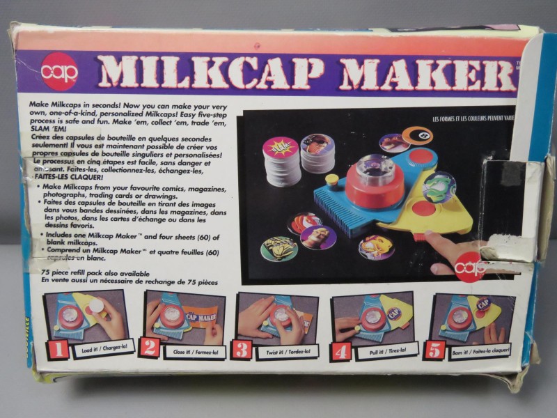 Vintage zeldzaam Milkcap maker + toebehoren (nieuwe pakjes)